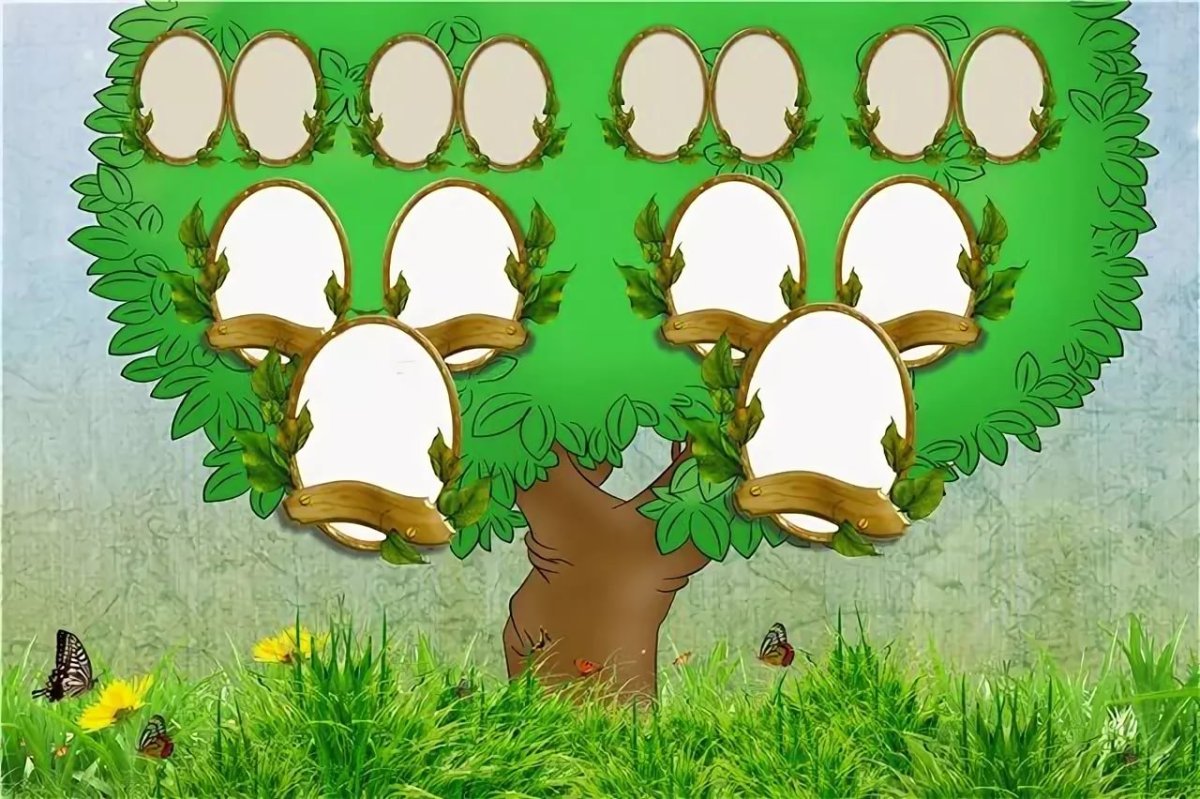 Ствол дерева для генеалогического дерева