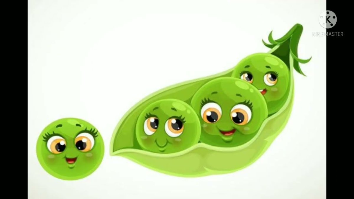 Эмодзи зеленый горошек