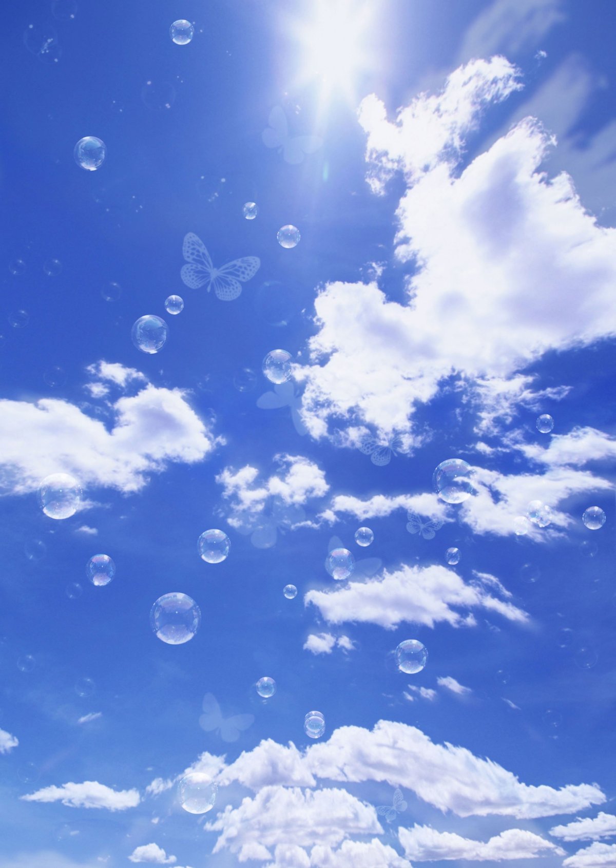 Голубые облака