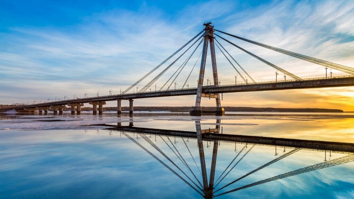 Октябрьский мост Череповец