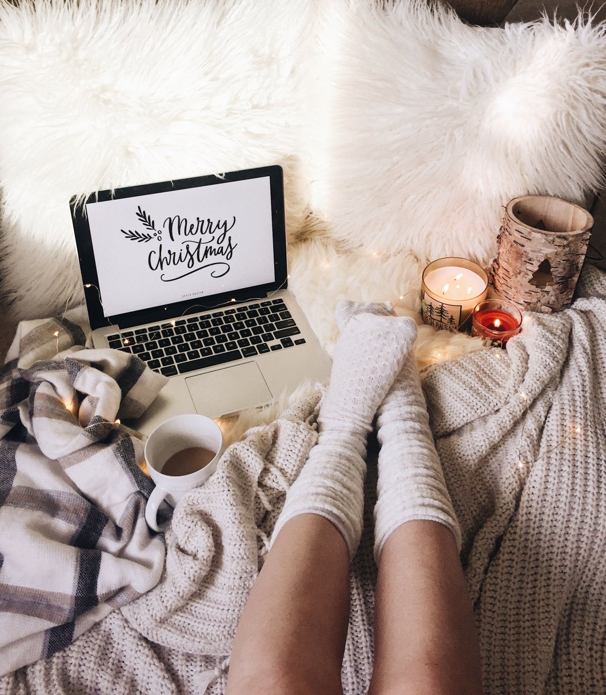 Новый год ноутбук Эстетика