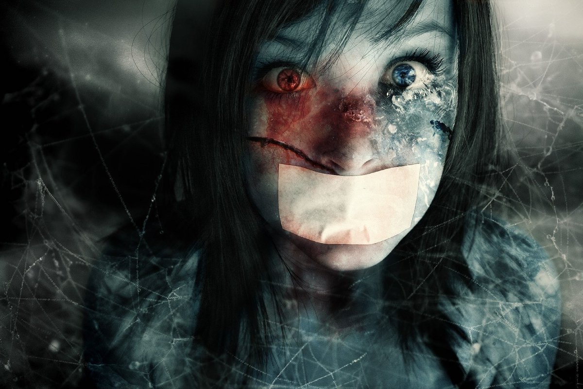 Страшные картинки на аву для девушек