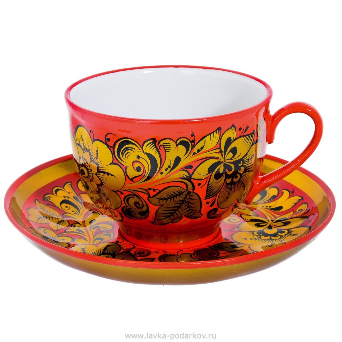 Золотая Хохлома чаша