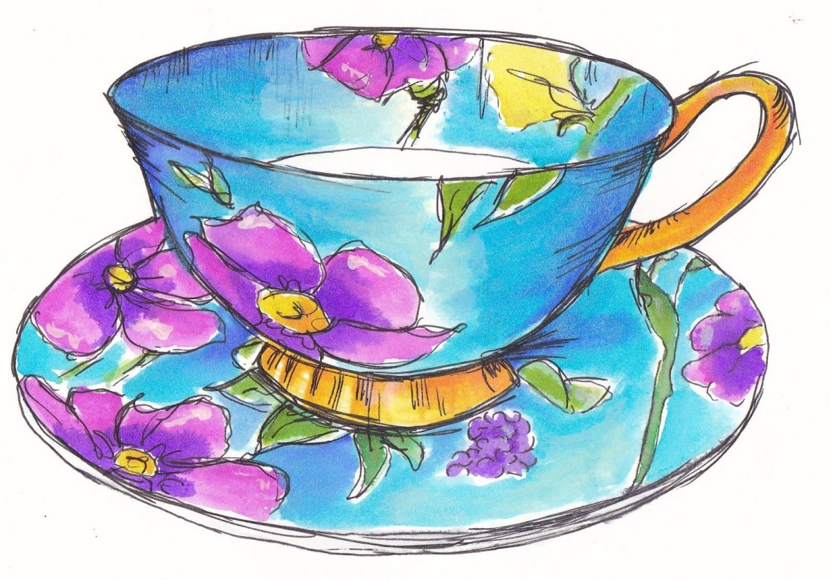 Разноцветные чашки картинки для детей