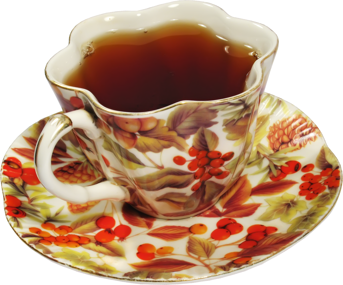 Красивая чашка с чаем