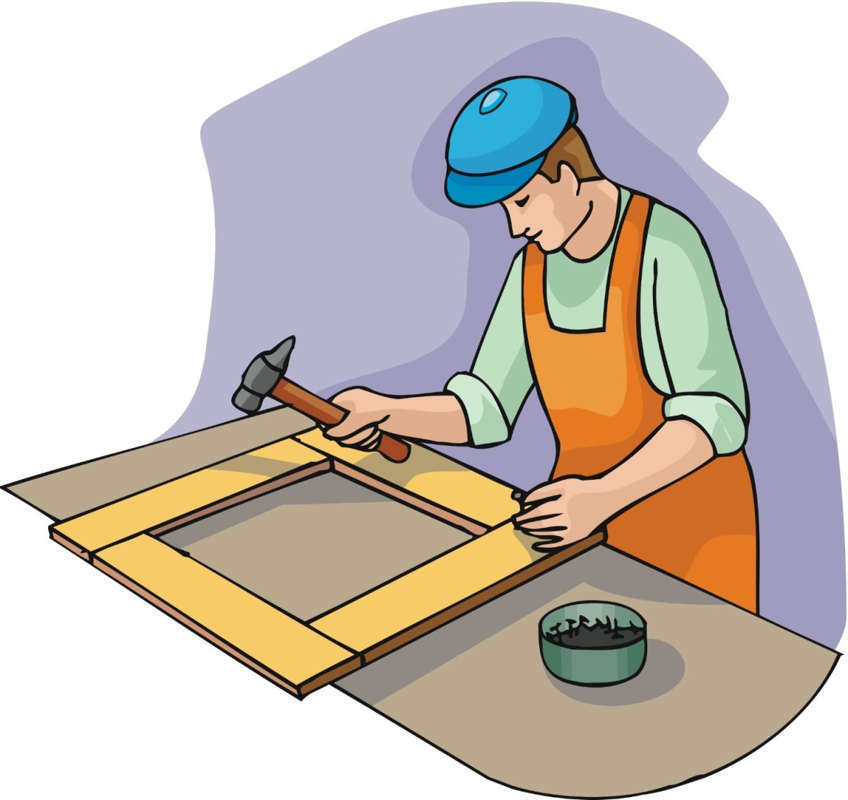 Профессия плотник карточка