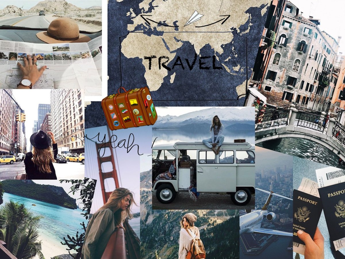 Мудборд путешествия