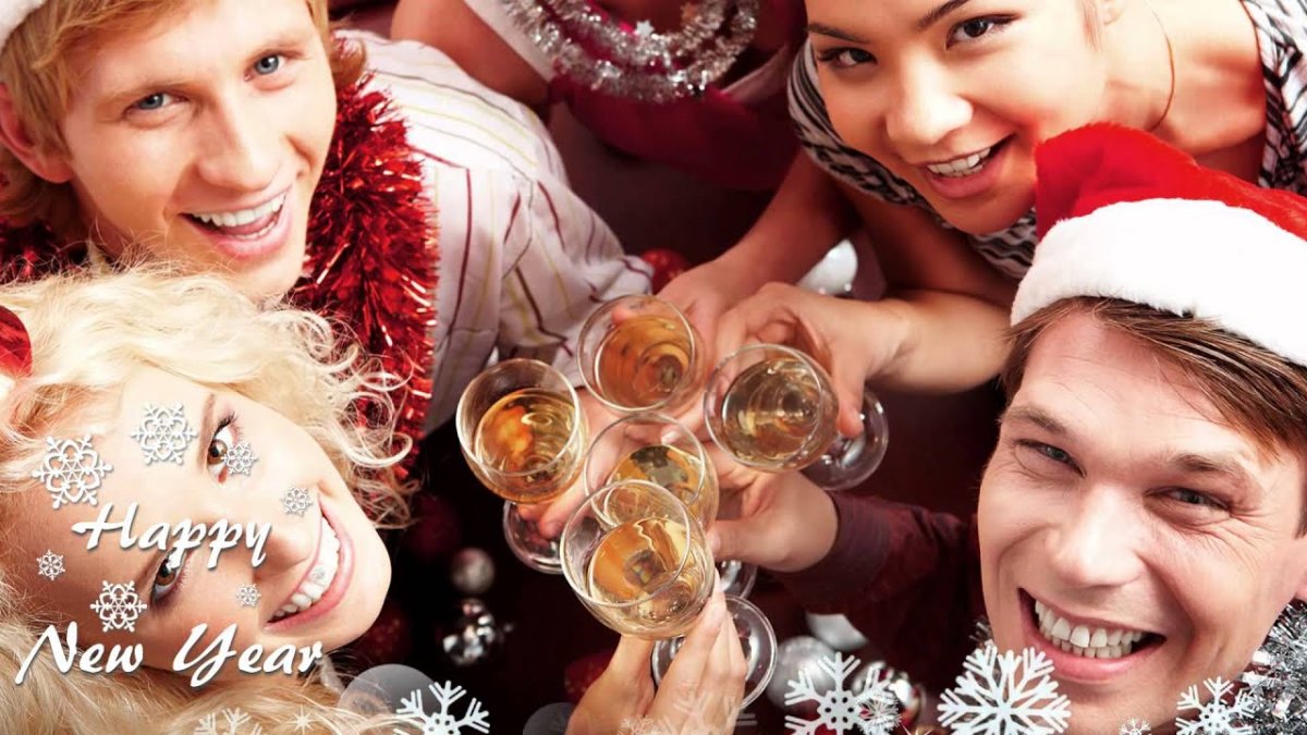 Новогодний корпоратив рисунок