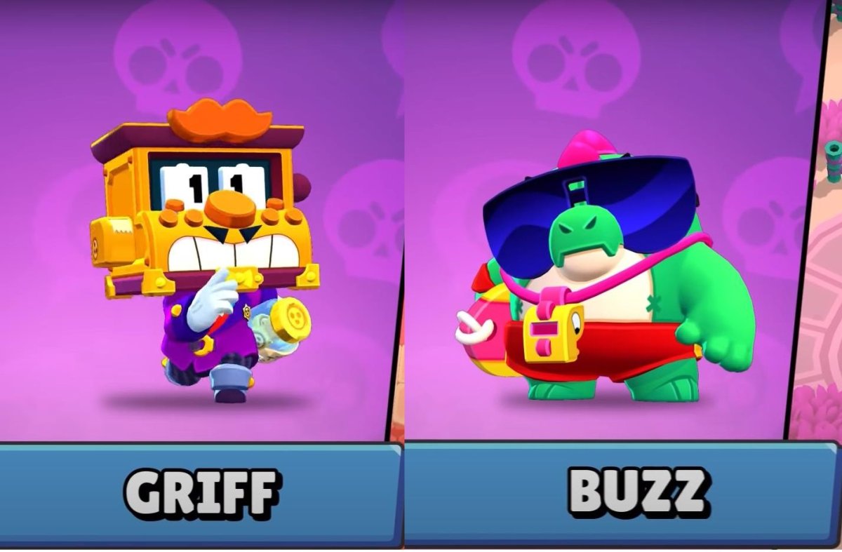 Бойцы из Brawl Stars Грифф