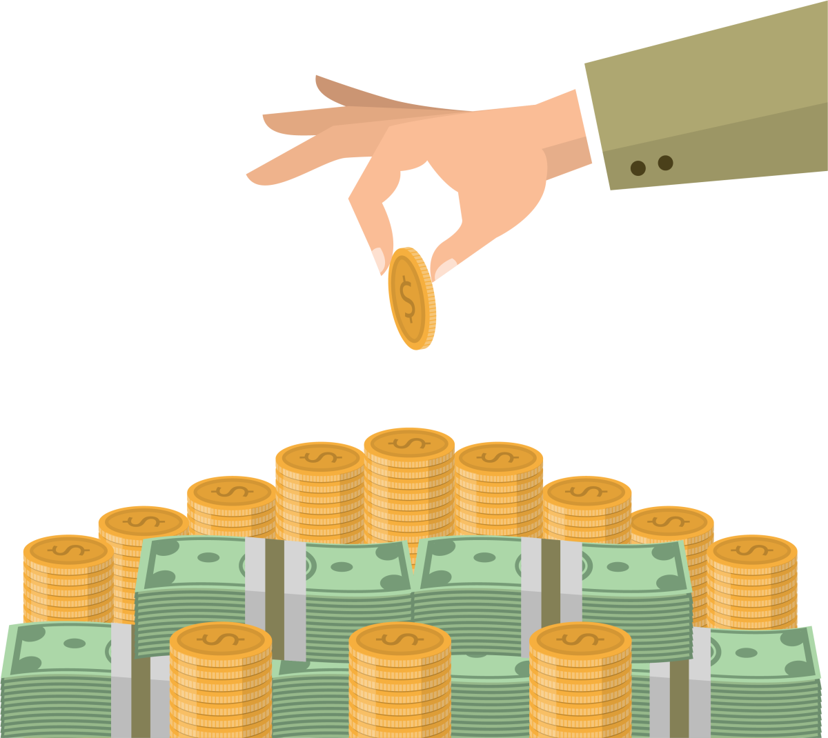 Человечек с деньгами