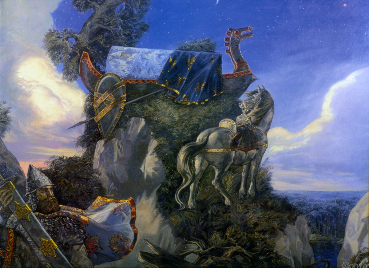 Русские былинные богатыри Святогор