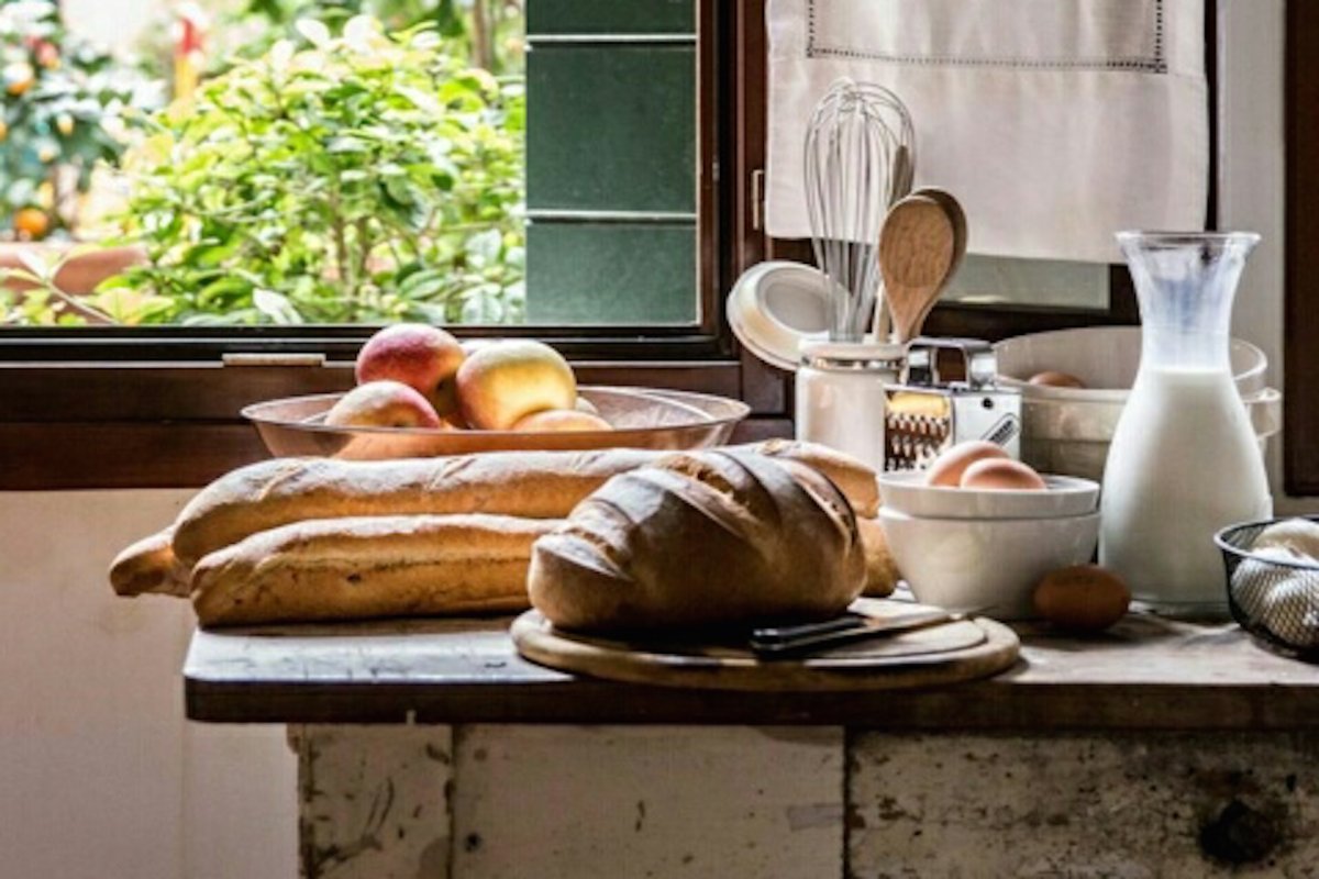 Утро в деревне завтрак