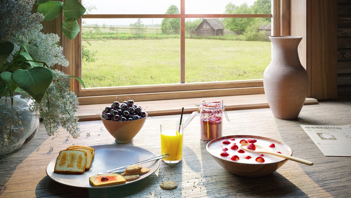 Деревенский завтрак