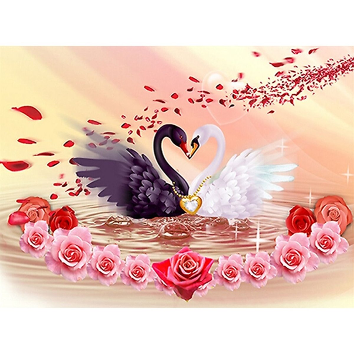 Влюбленные лебеди