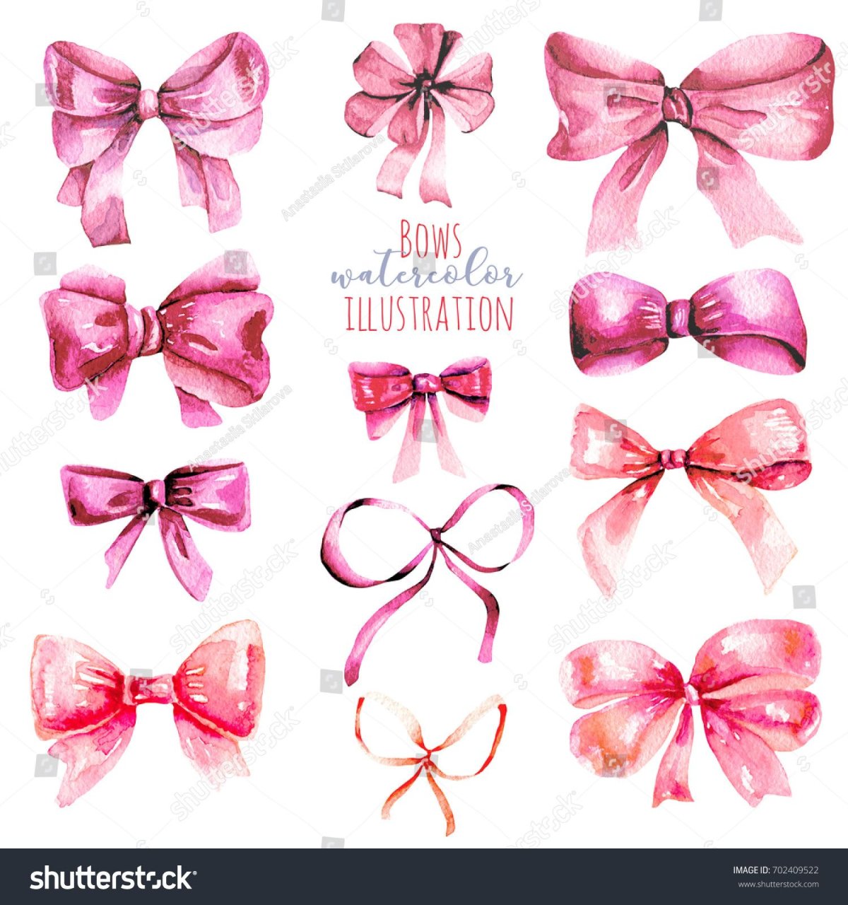 Разноцветные бантики