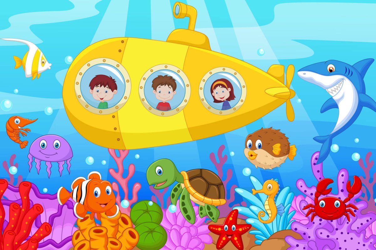 Путешествие на Морское дно для детей