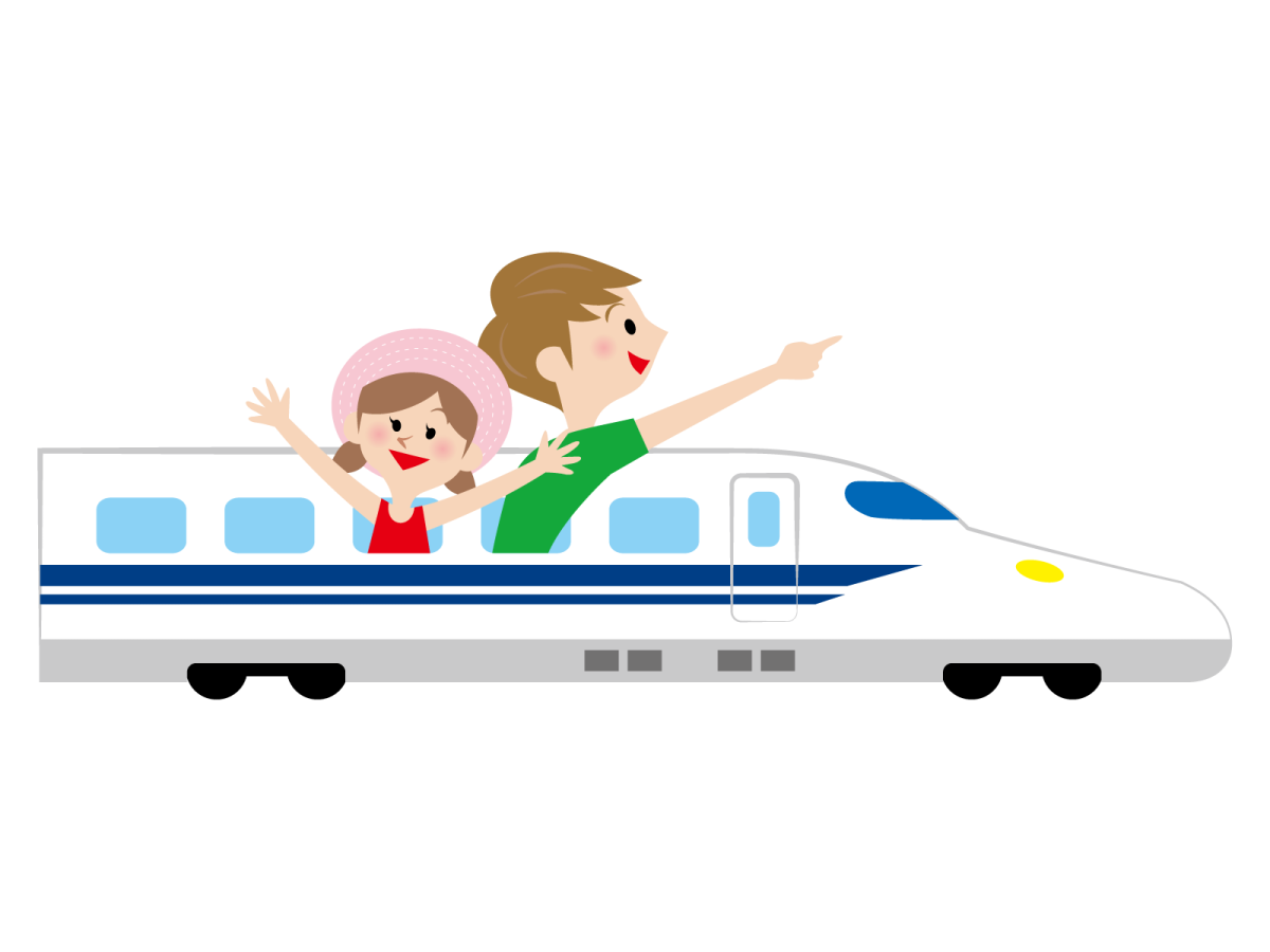 Паровоз с вагонами на белом фоне