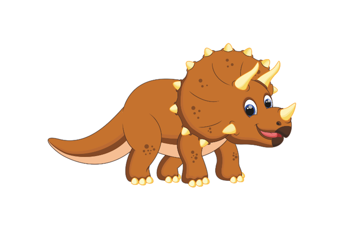 Динозаврики вектро птицератопс