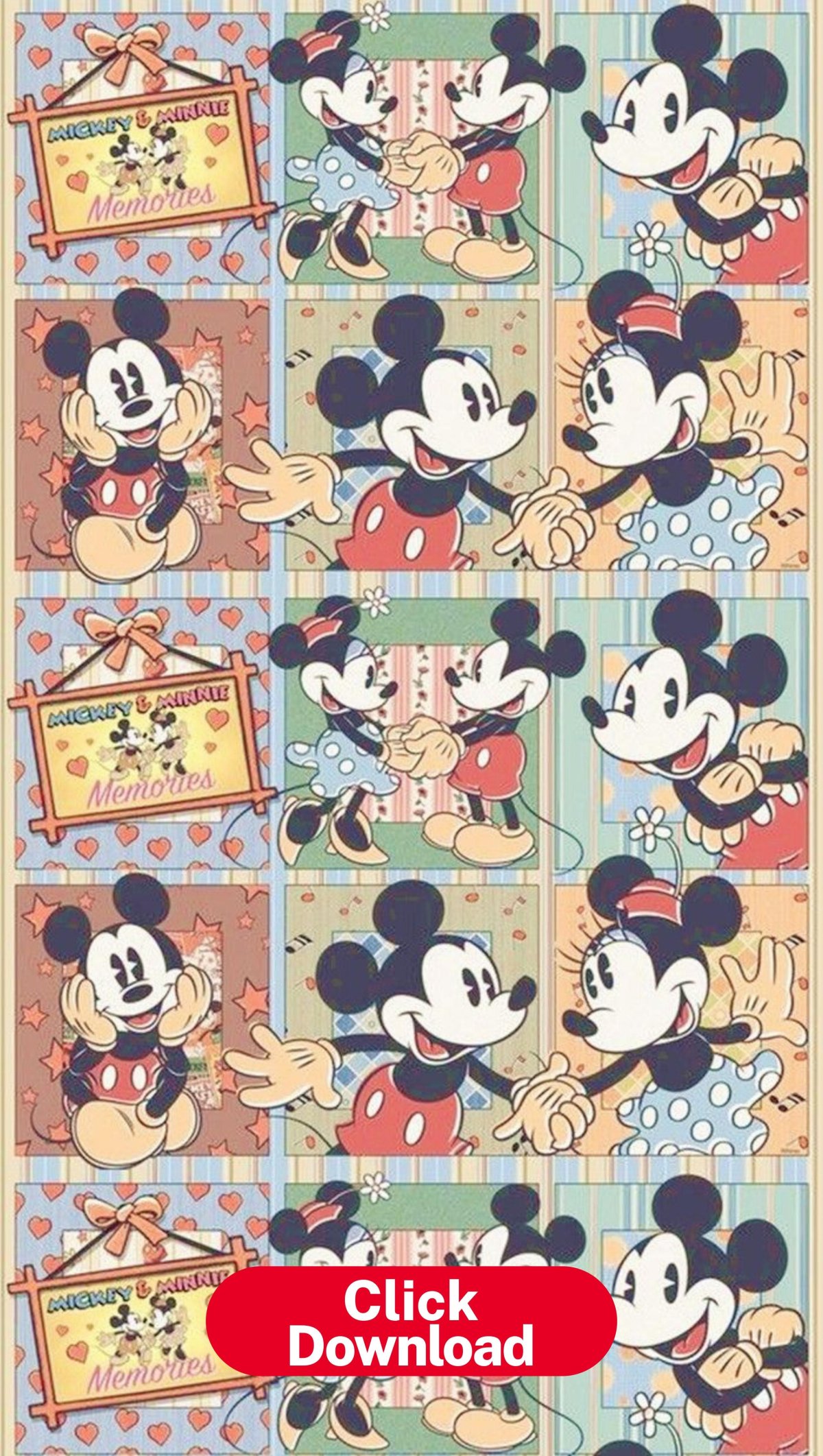 Плакат с Микки Маусом