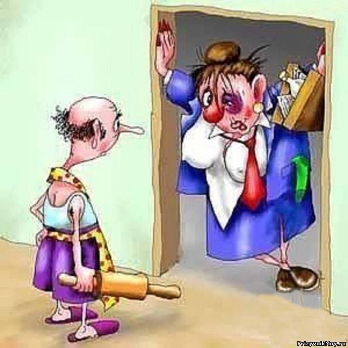 Смешная домохозяйка