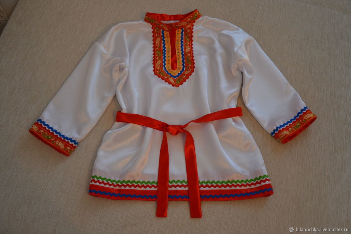 Фольклорная рубашка для мальчика