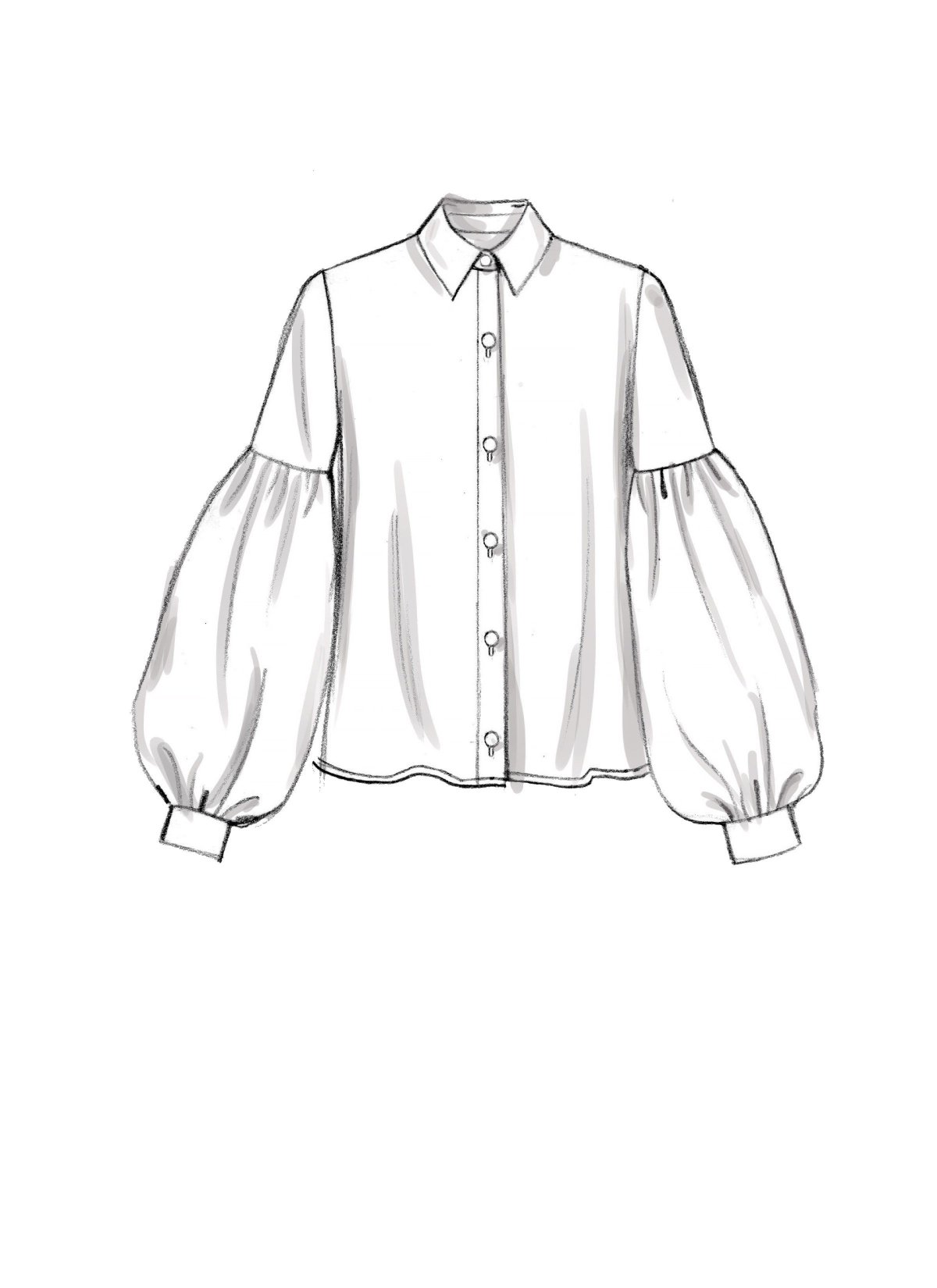 Контур рубахи для рисования