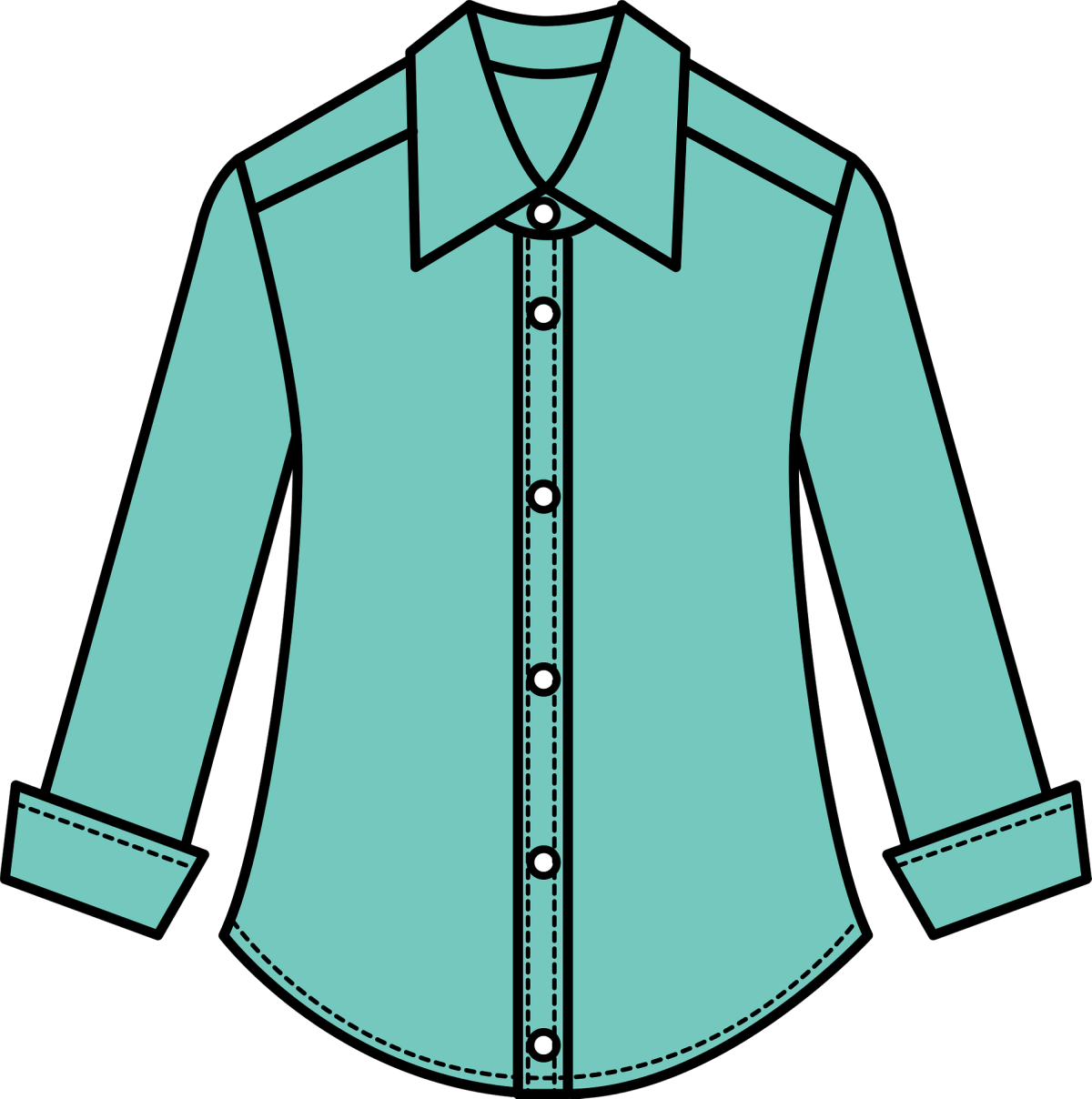 Трафарет русской рубахи