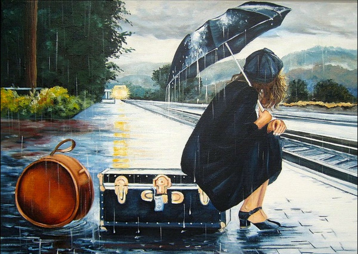 Вид с окна поезда