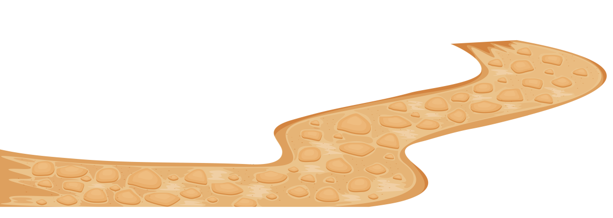 Тропинка на прозрачном фоне