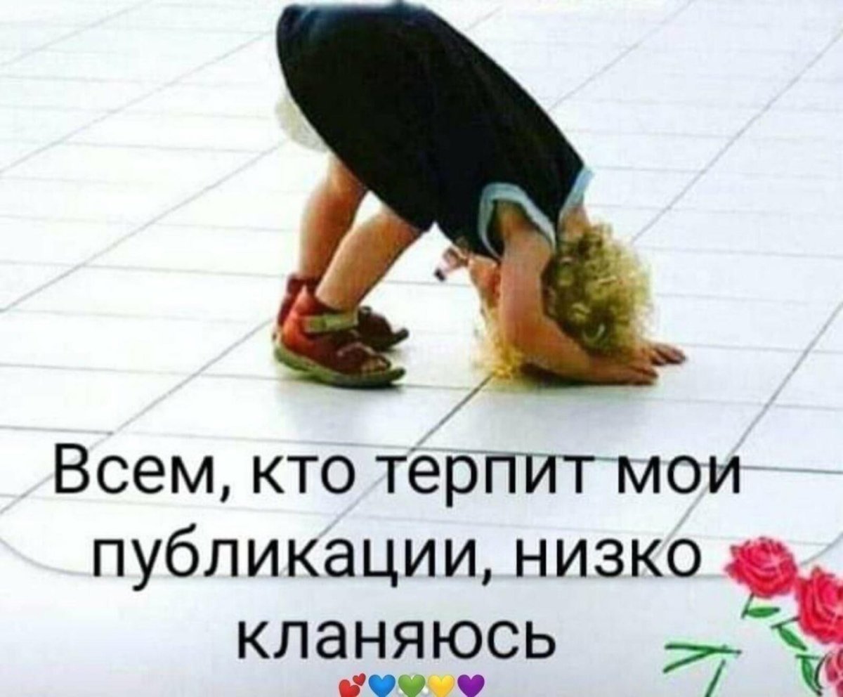 Низкий поклон кто терпит Мои публикации
