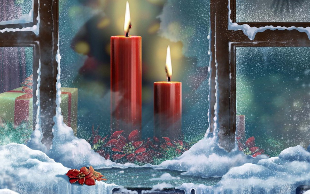 Зимнее окно