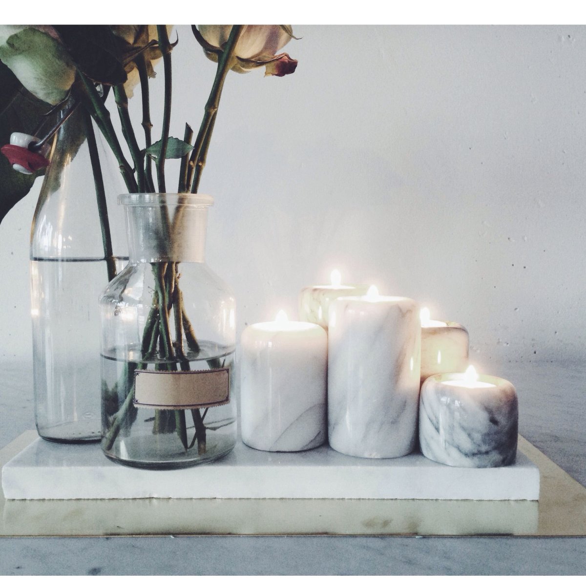 Подсвечники в ванную