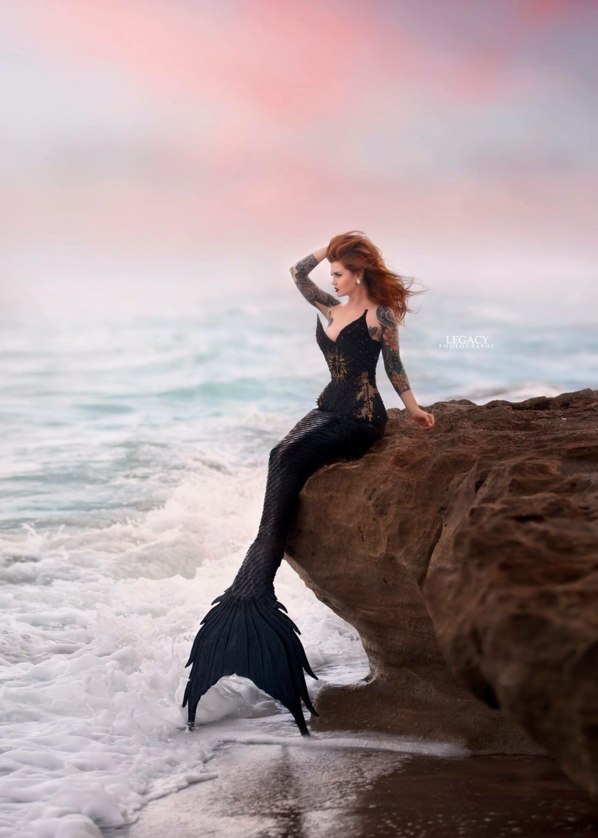 Русалка настоящая красивая