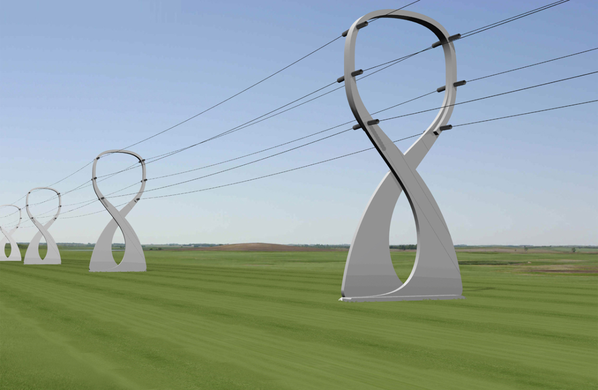 Композитная опора 110 кв