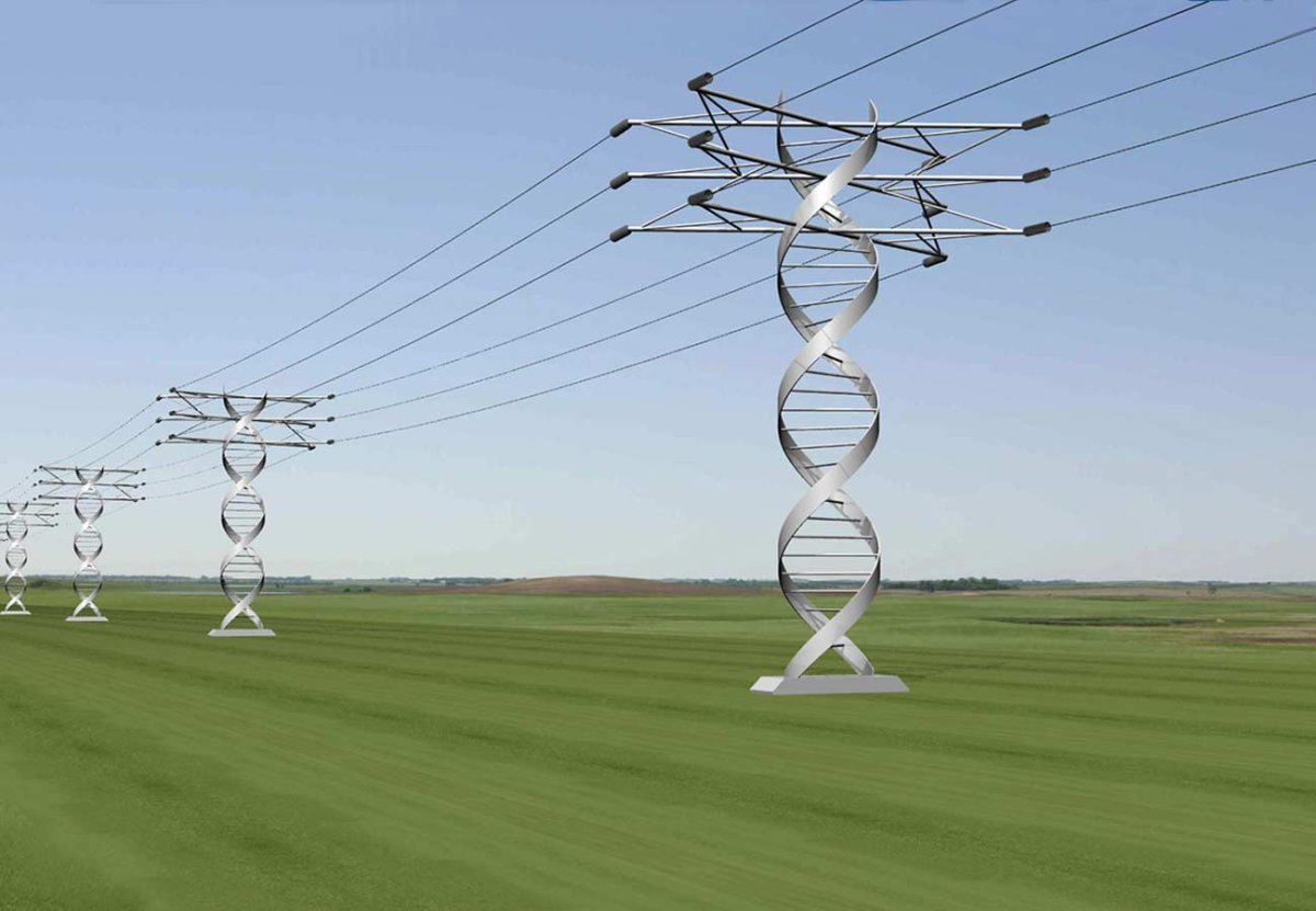Фермовая опора ЛЭП