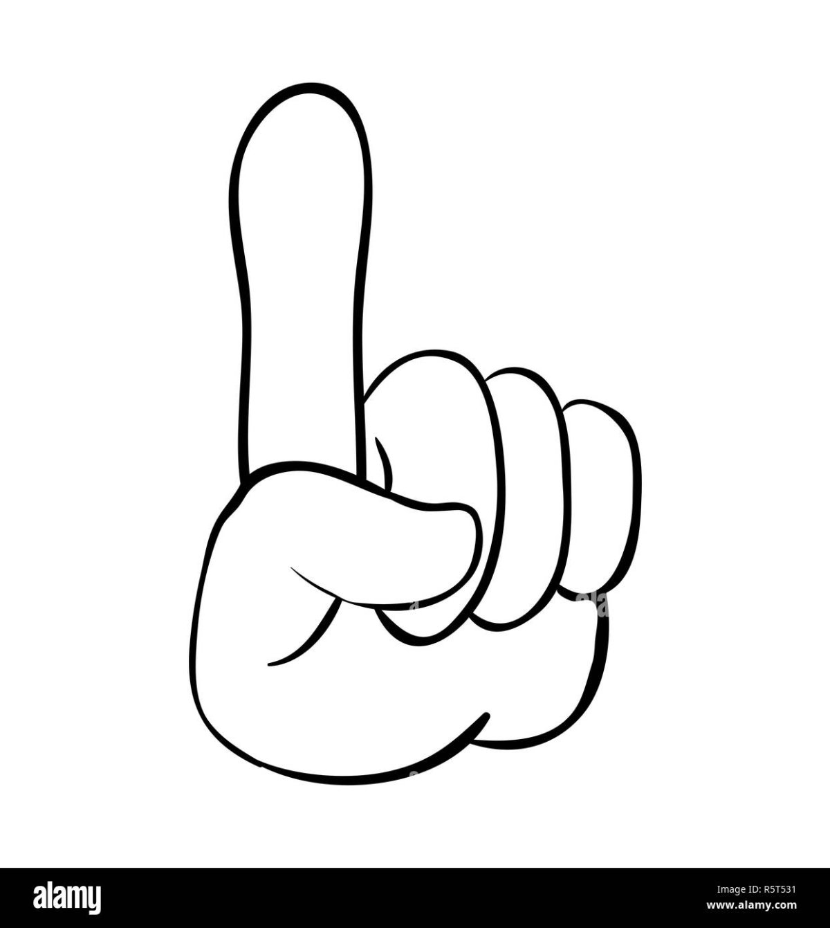 Внимание указательный палец