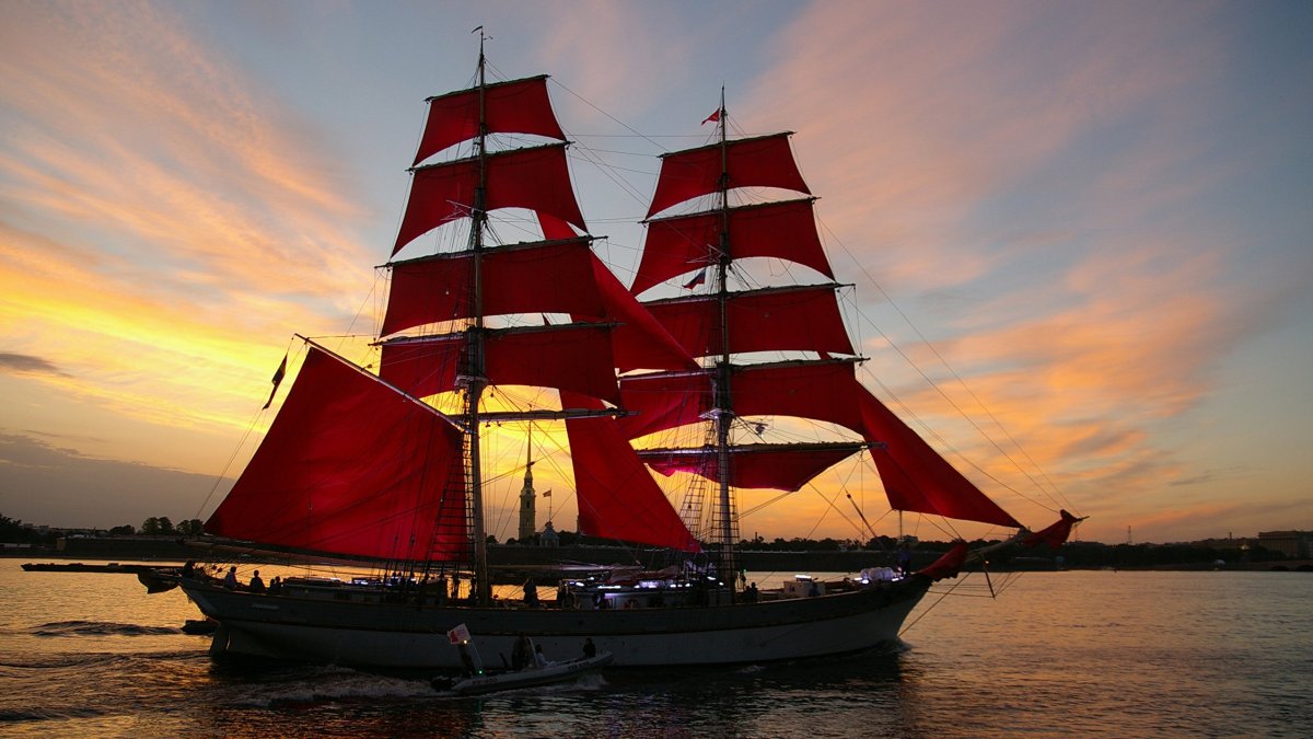 Корабль клипер парусник