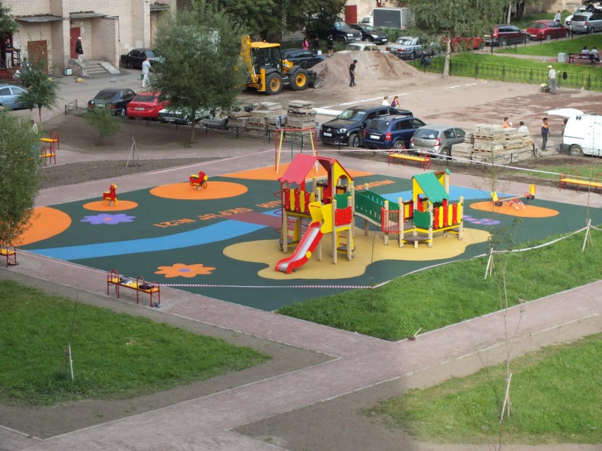 Детские площадки во дворе