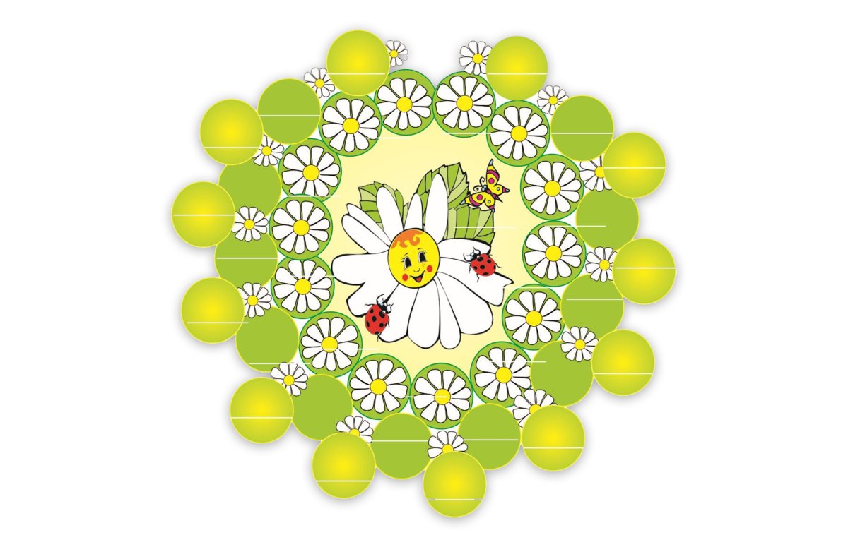 Стенд Ромашка для детского сада