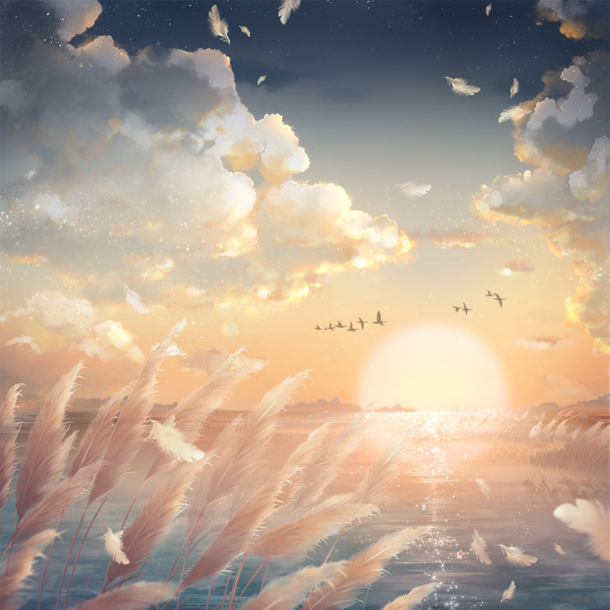 Эстетичный фон для арта