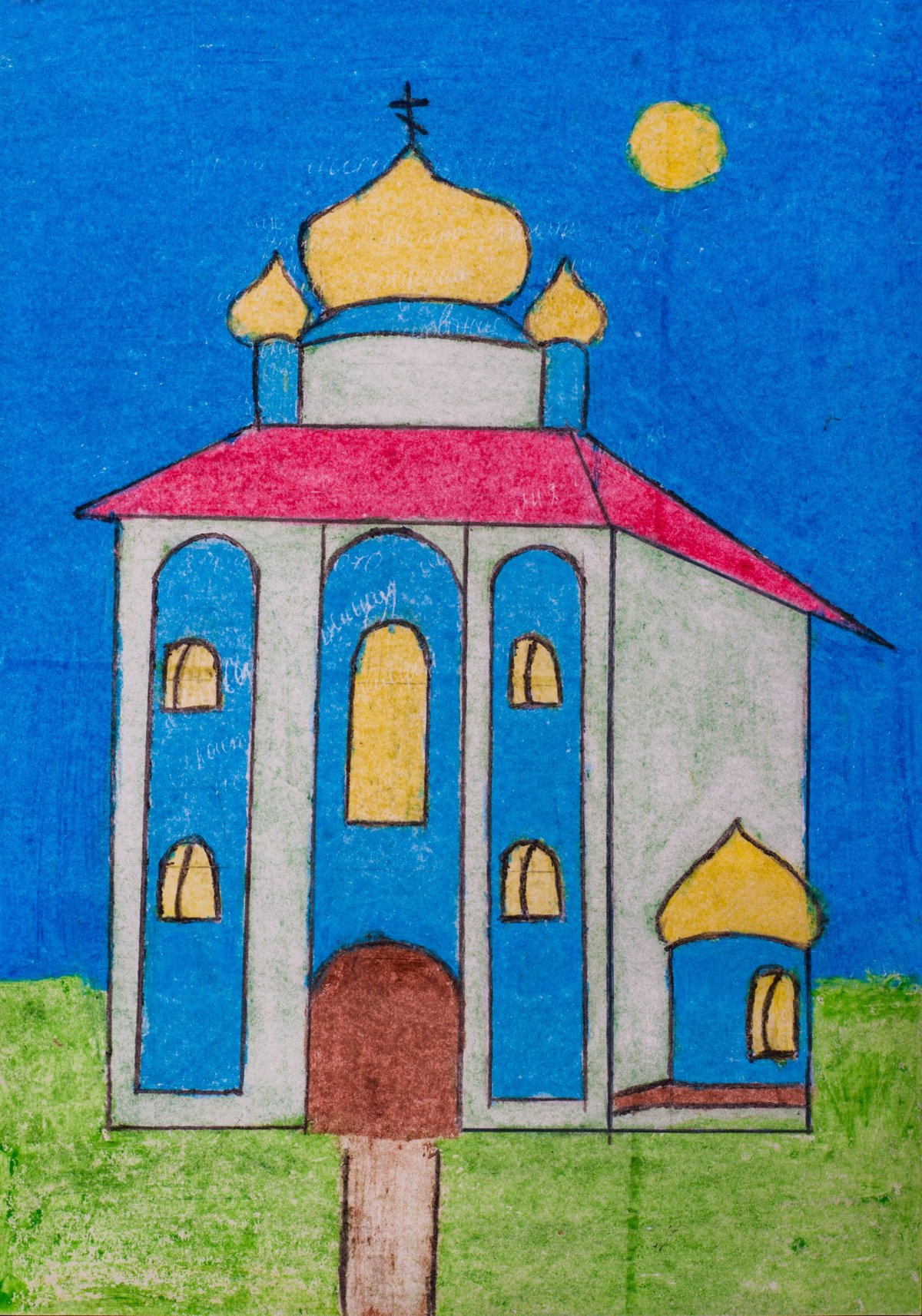 Храмы рисунки несложные