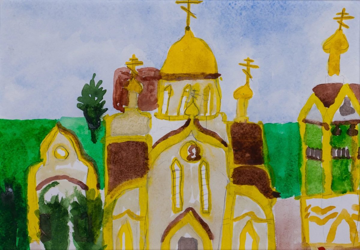 Церковь на прозрачном фоне