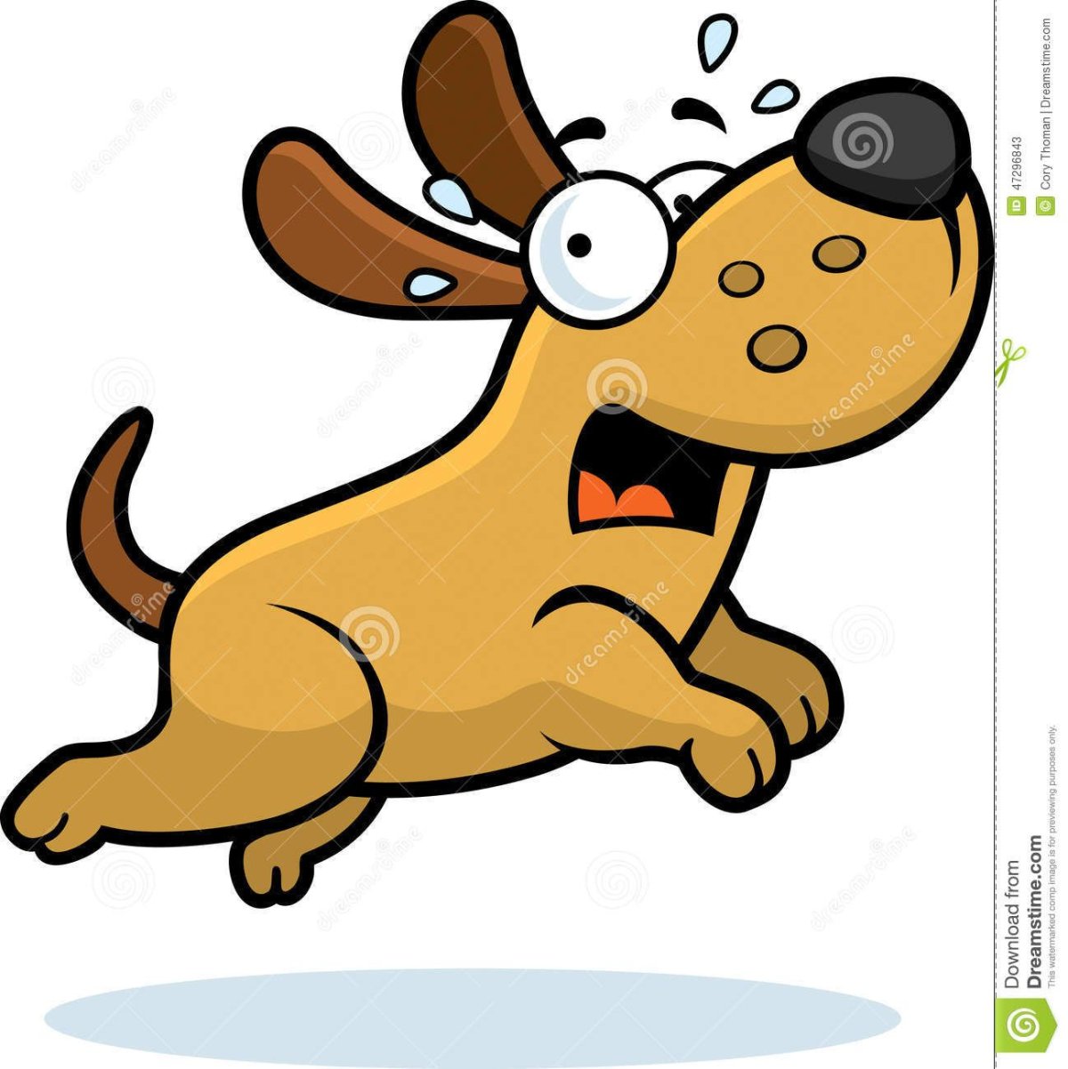 Собака убежала мультяшная