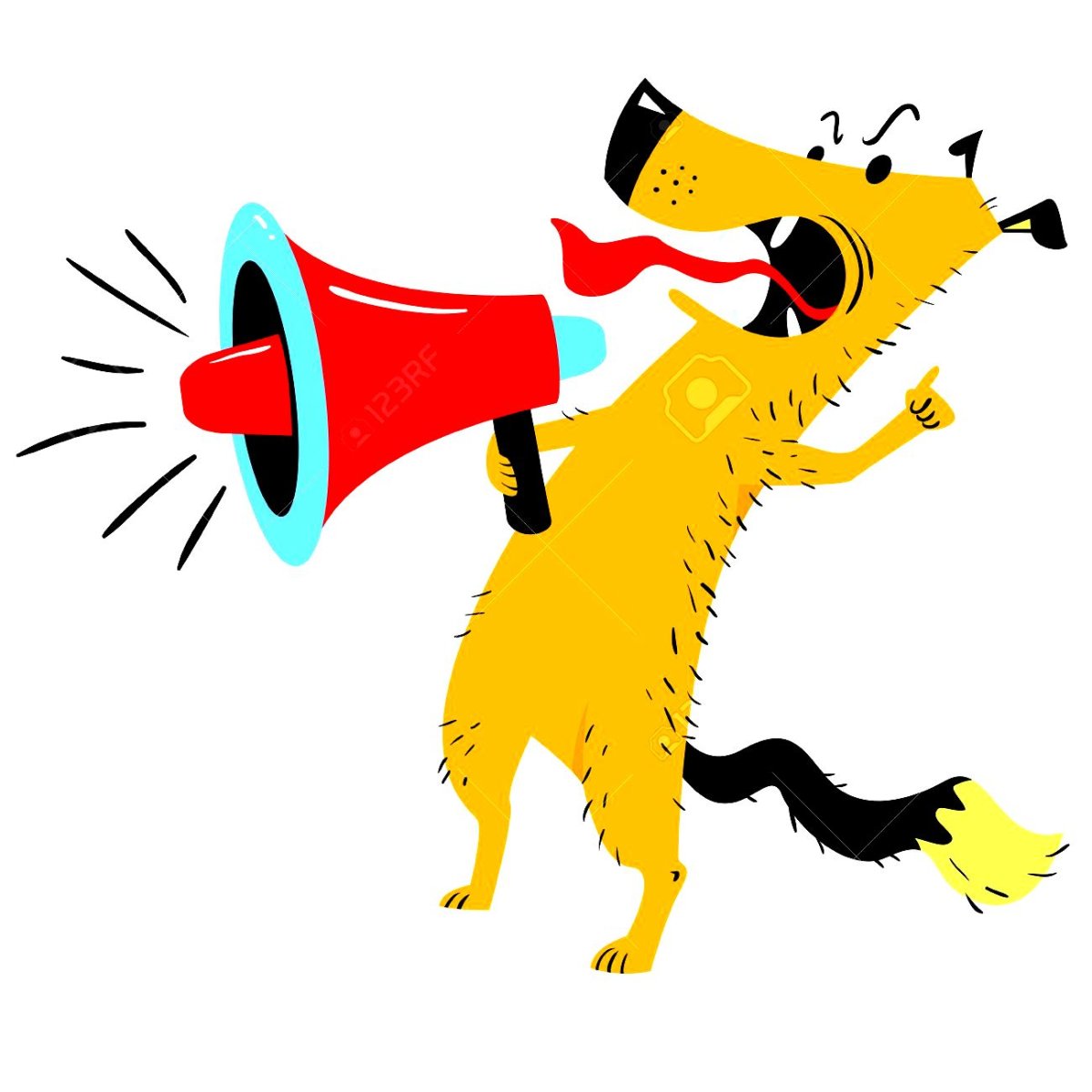 Собака дует шарик