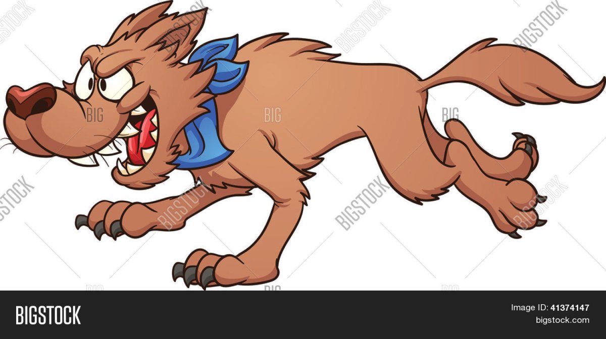 Злая собака мультяшная