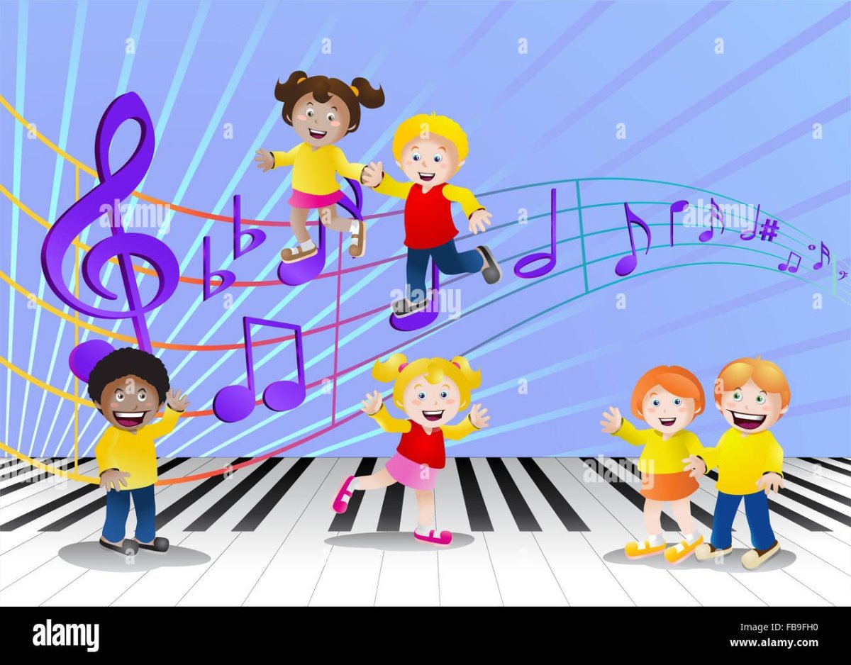 Фон для музыканта детский