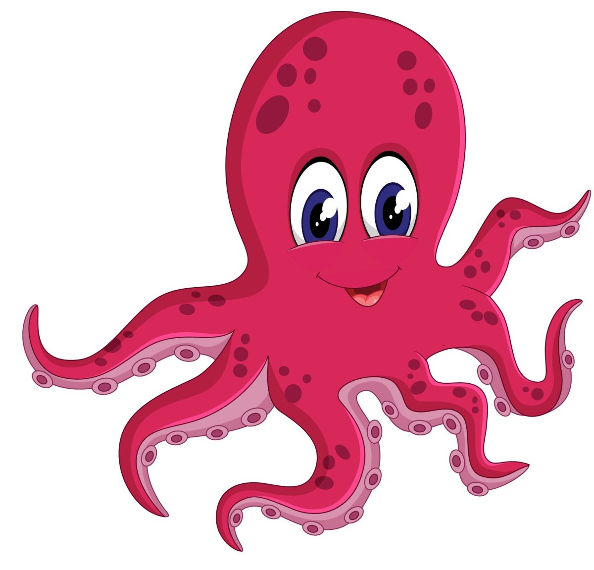 Осьминожки без фона