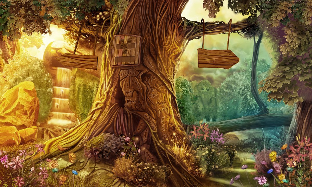 Сказочный лес эльфов