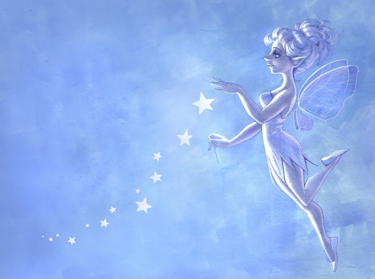 Рисуночки розовая Фея