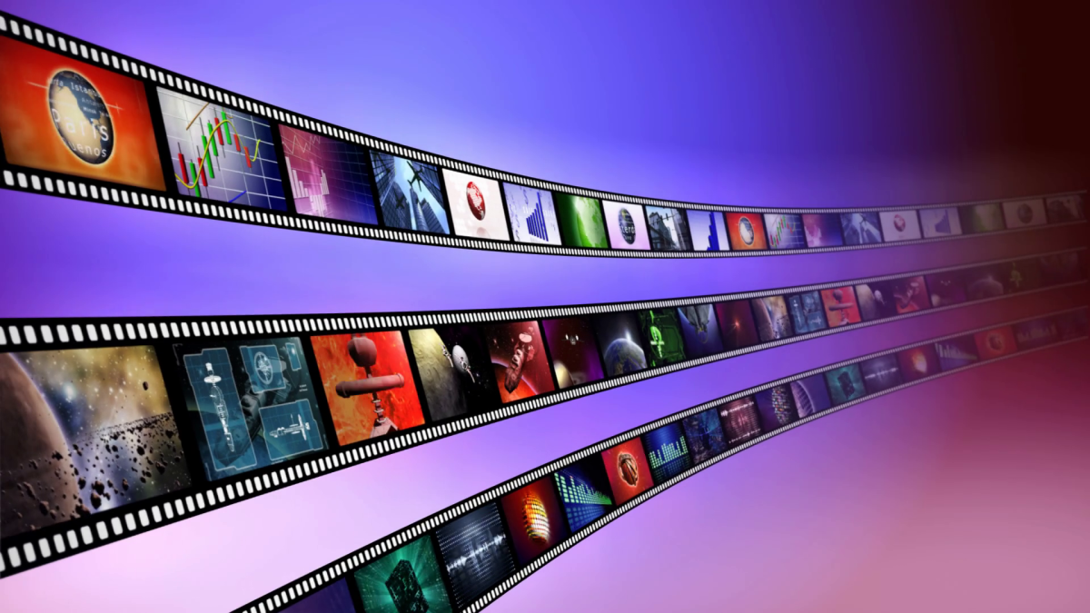 Баннер с кинопленкой